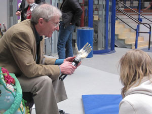 Malcolm wirh Bionic hand